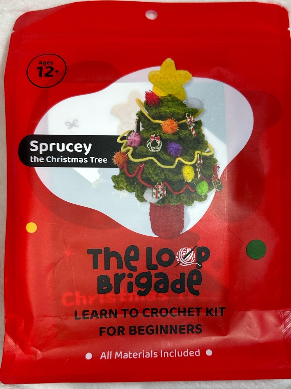 The Loop Brigade Sprucey The Christmas Tree Learn To Crochet Kit Beginners